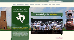 Desktop Screenshot of crossroadsisd.org